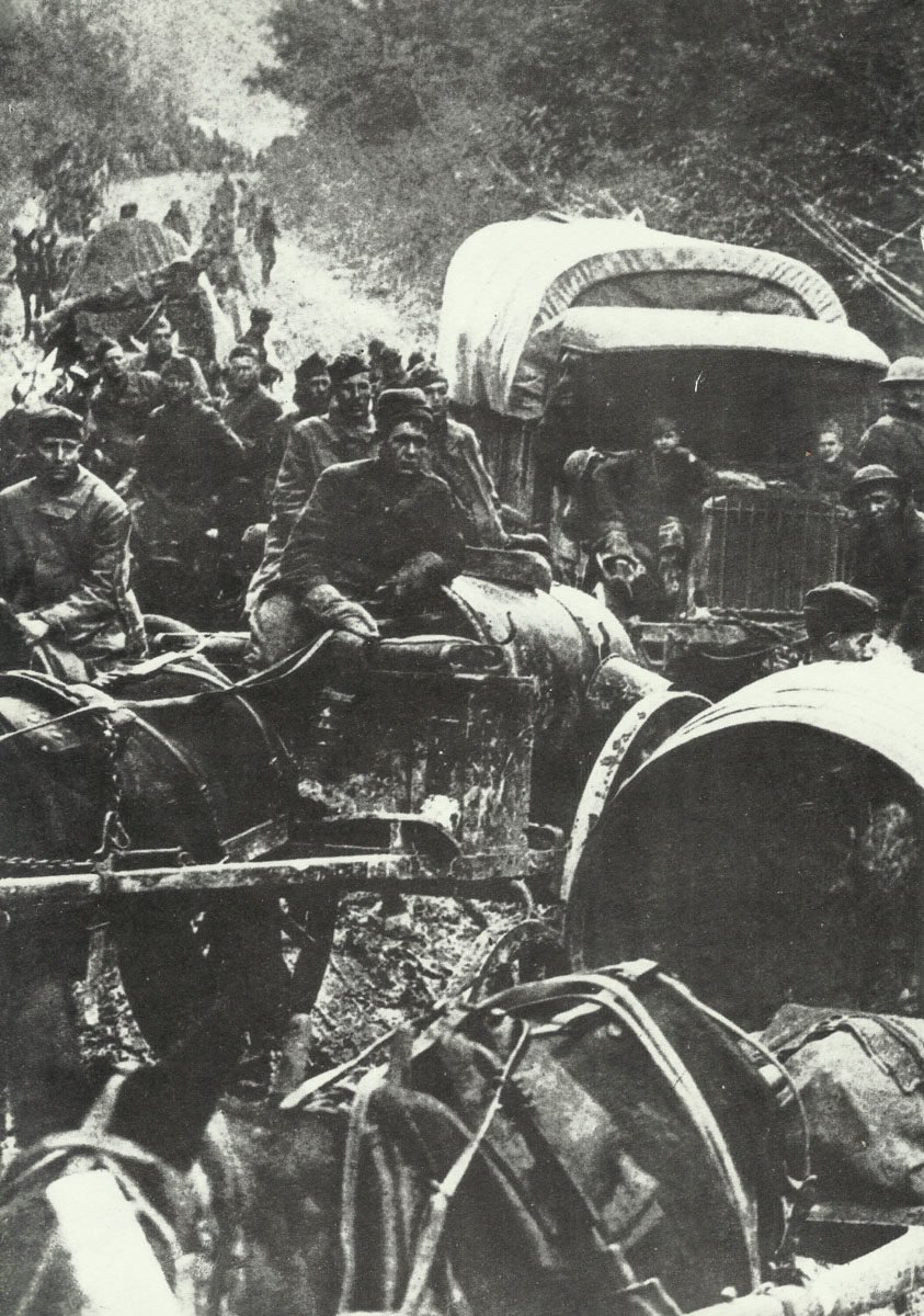 Diary July 22, 1918 2 American company advancing