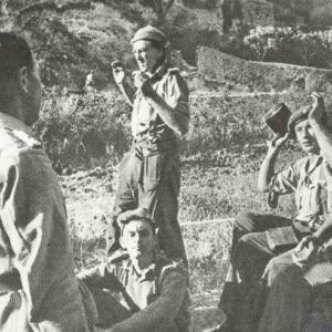 Captured British soldiers on Sicily