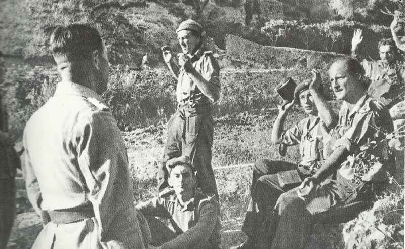 Diary July 14, 1943 32 Captured British soldiers on Sicily