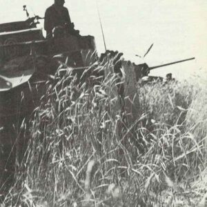 German tanks awaiting the Russian offensive near Belgorod.