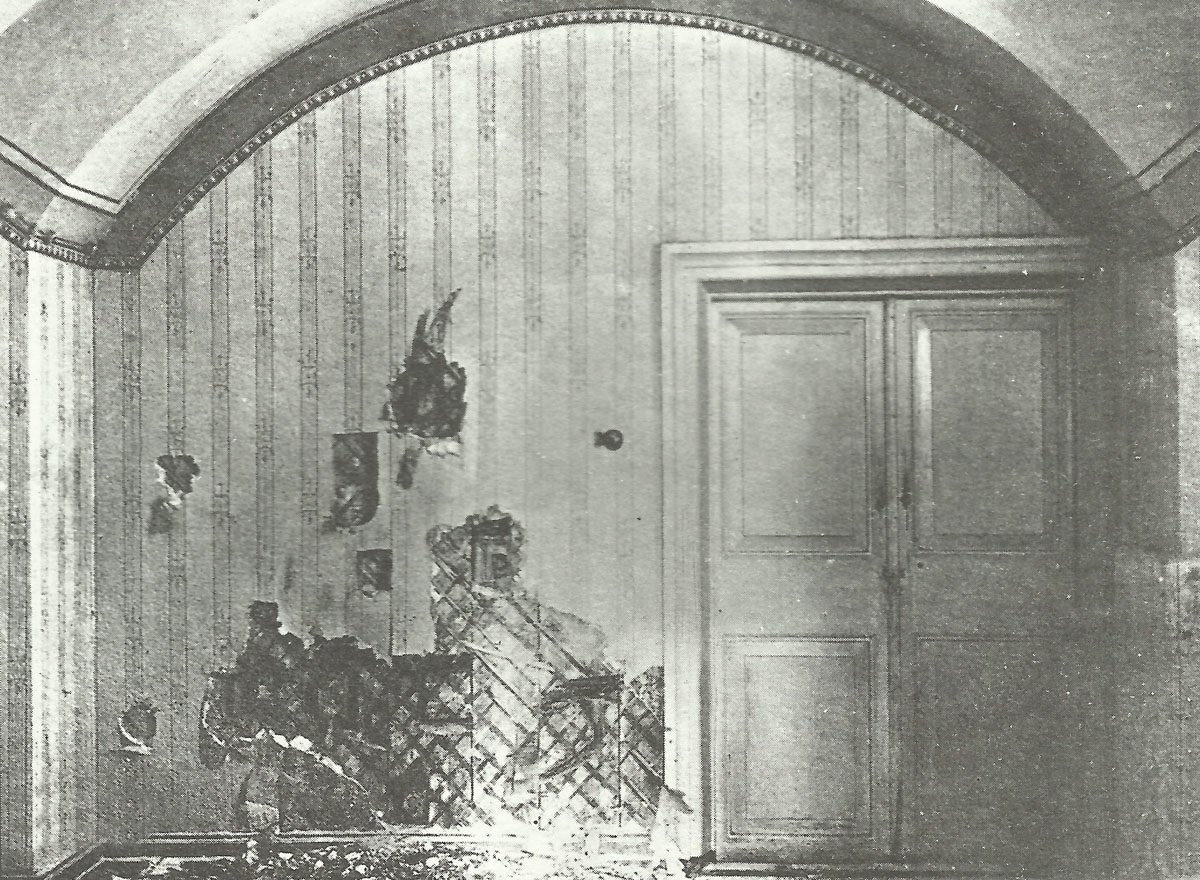 Diary July 16, 1918 26 room in which Tsar with familiy was murdered