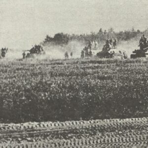 Soviet tanks at counter-offensive at Kursk
