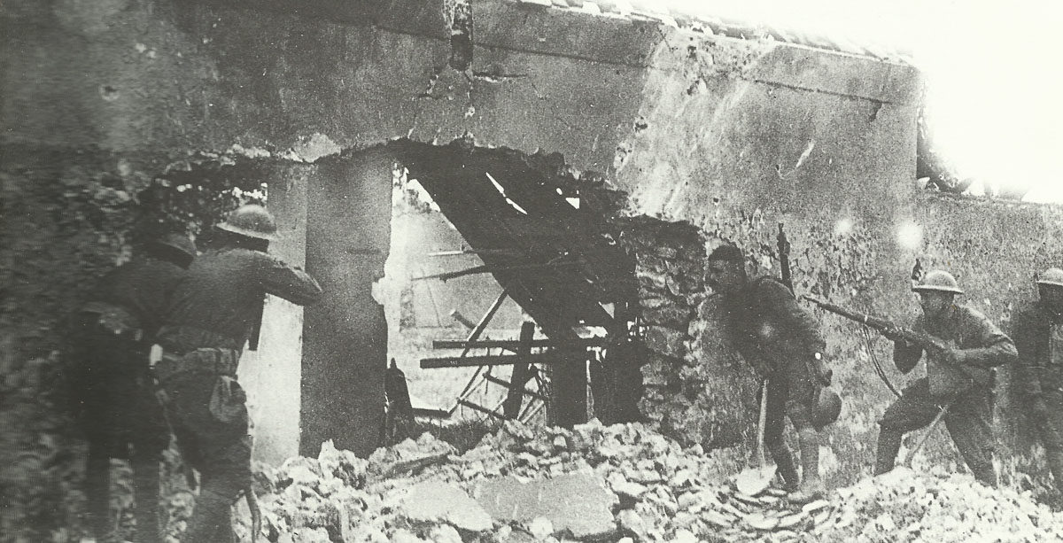 Diary July 18, 1918 18 US troops open fire on a German sniper