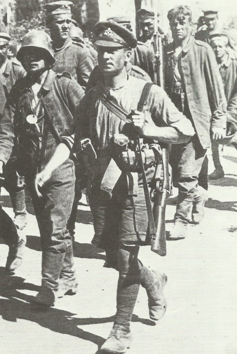 Diary August 23, 1918 34 British private wearing shirtsleeves, shorts, cap and puttees