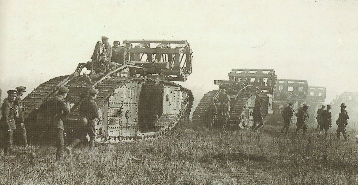 Tank Mk I 10 British Mark V tanks