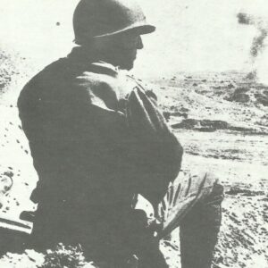 Patton watching a battle