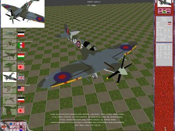 3d model Spitfire from WW2 Total