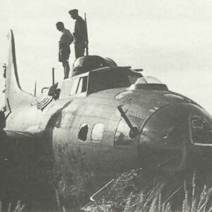 Shot down B-17 Fortress of the first Schweinfurt raid