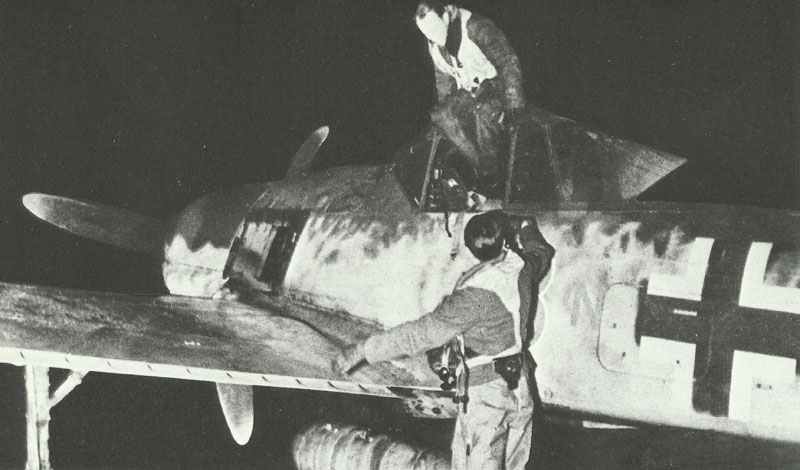 Diary August 31, 1943 10 Fw 190 'cat's eye' night fighter