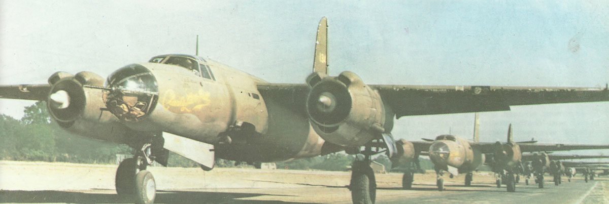 Diary August 22, 1943 36 B-26C Marauders