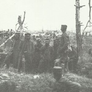 German soldiers captured by French troops during the fighting