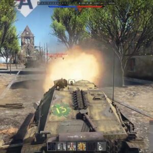 Hetzer in action in War Thunder