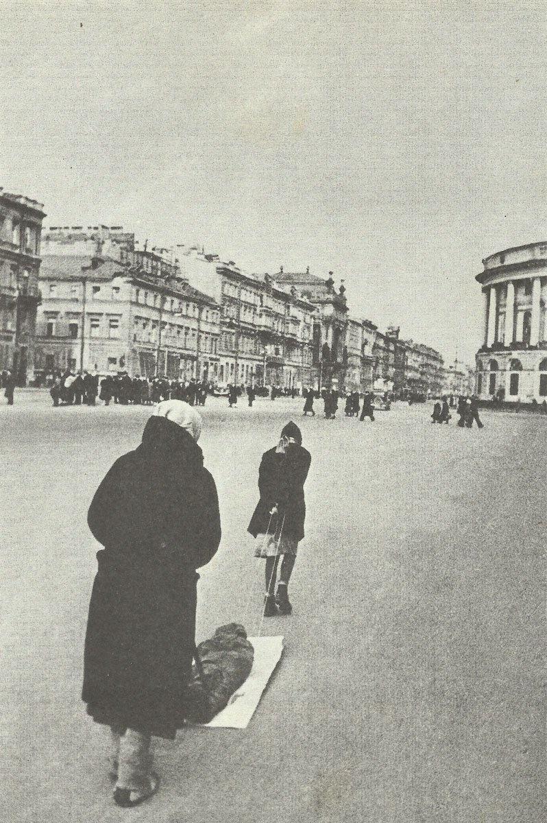 Nevsky Prospekt during the siege of Leningrad