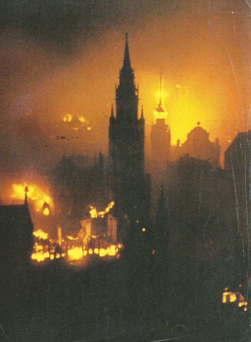 Munich burns after an RAF attack