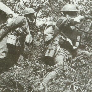 British soldiers in action