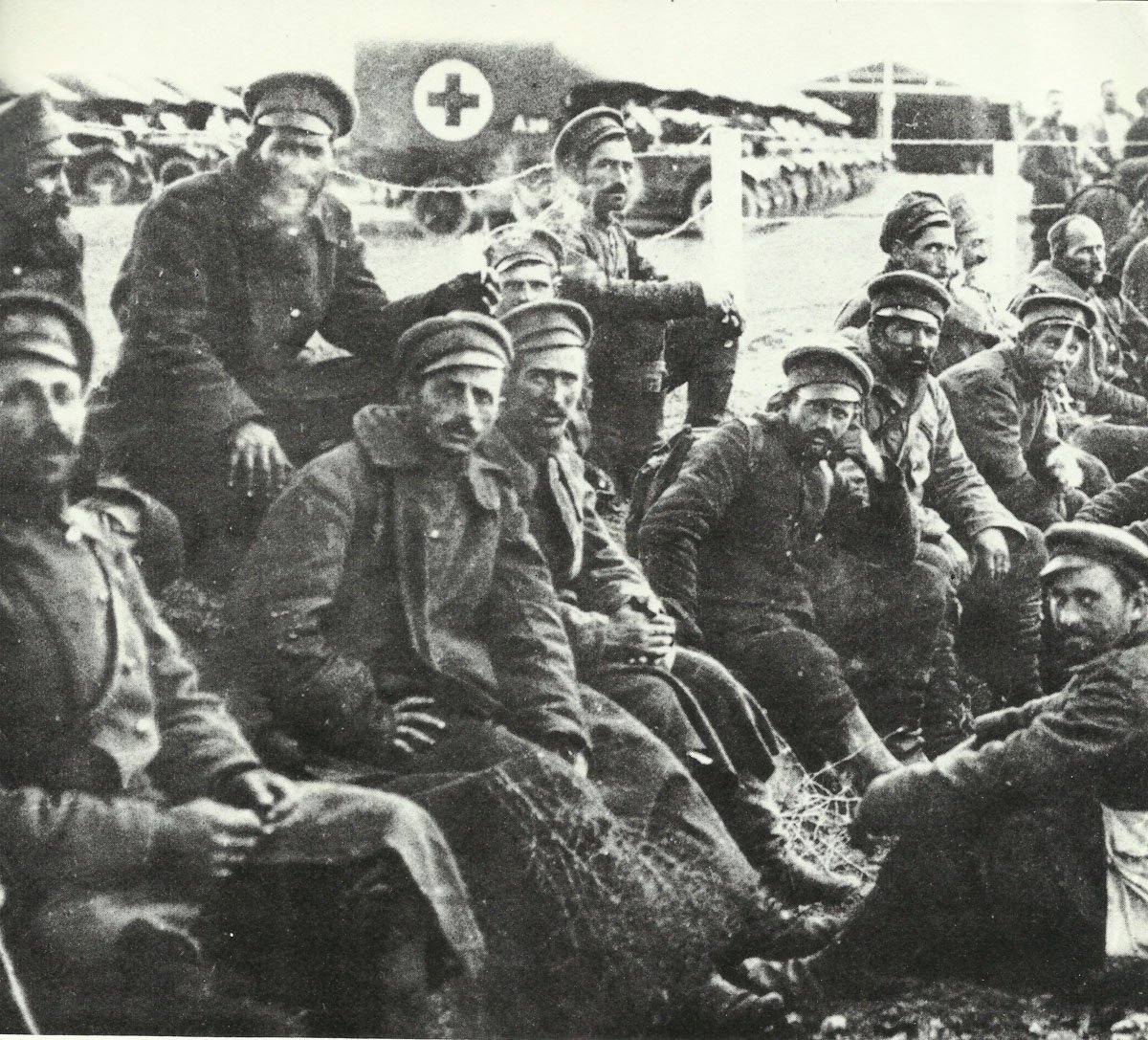 Bulgarian soldiers in Allied captivity