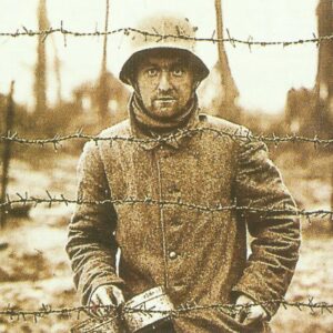 German PoW in an Allied camp