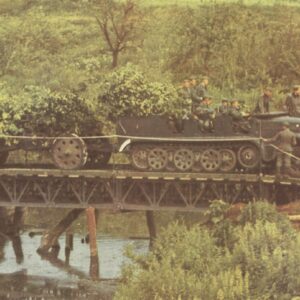 well camouflaged German heavy howitzer