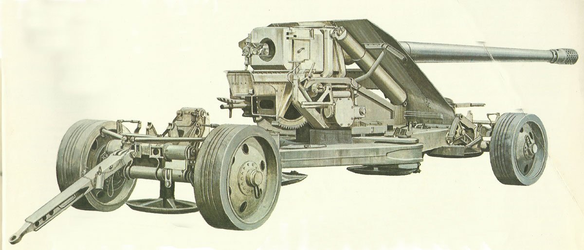 12.8-cm Pak 44K from Krupp