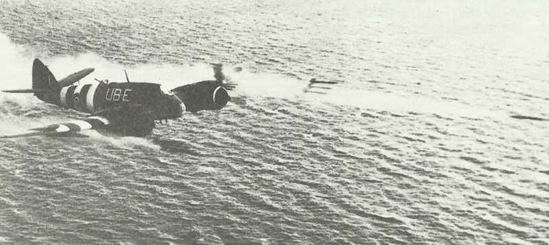 Beaufighter firing rockets