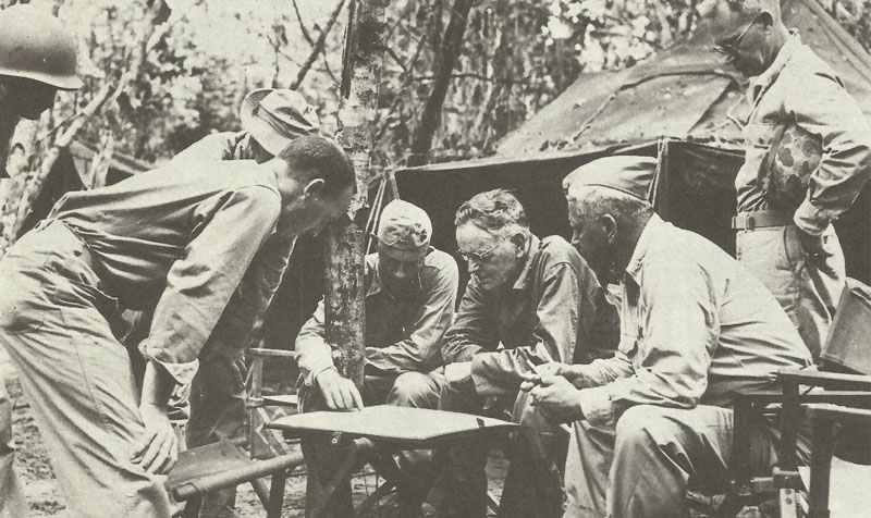 Admiral Halsey on Bougainville.