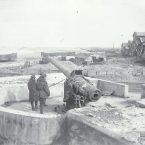 coastal battery position on the Belgian coast