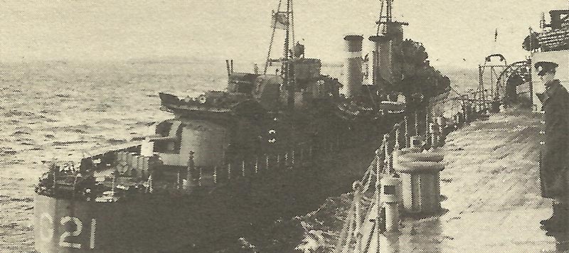 destroyer 'Punjab' is refuelled
