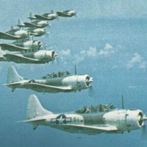 SBD Dauntless dive bombers