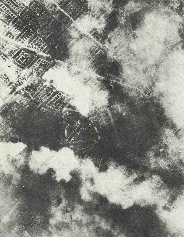 Berlin 8 hours after the third RAF night raid from November 24, 1943