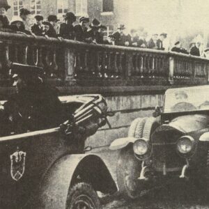 Arrival of the German armistice delegation