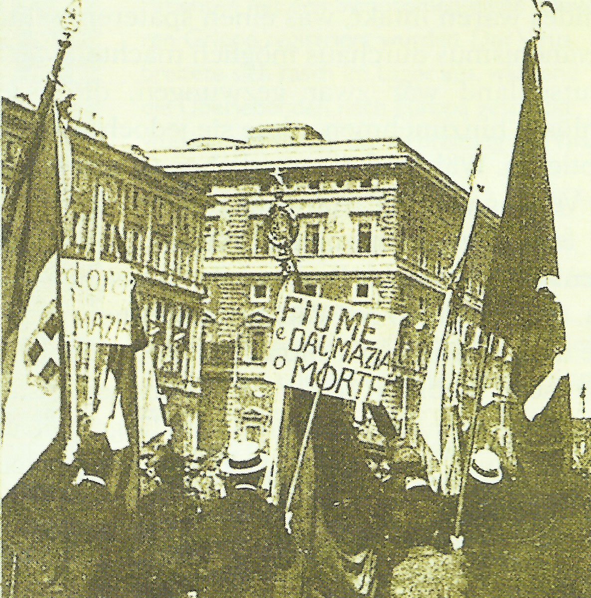 Nationalist demonstration in Rome to annex Fiume