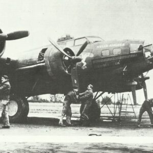 B-17F with the name 'Hells Angles'