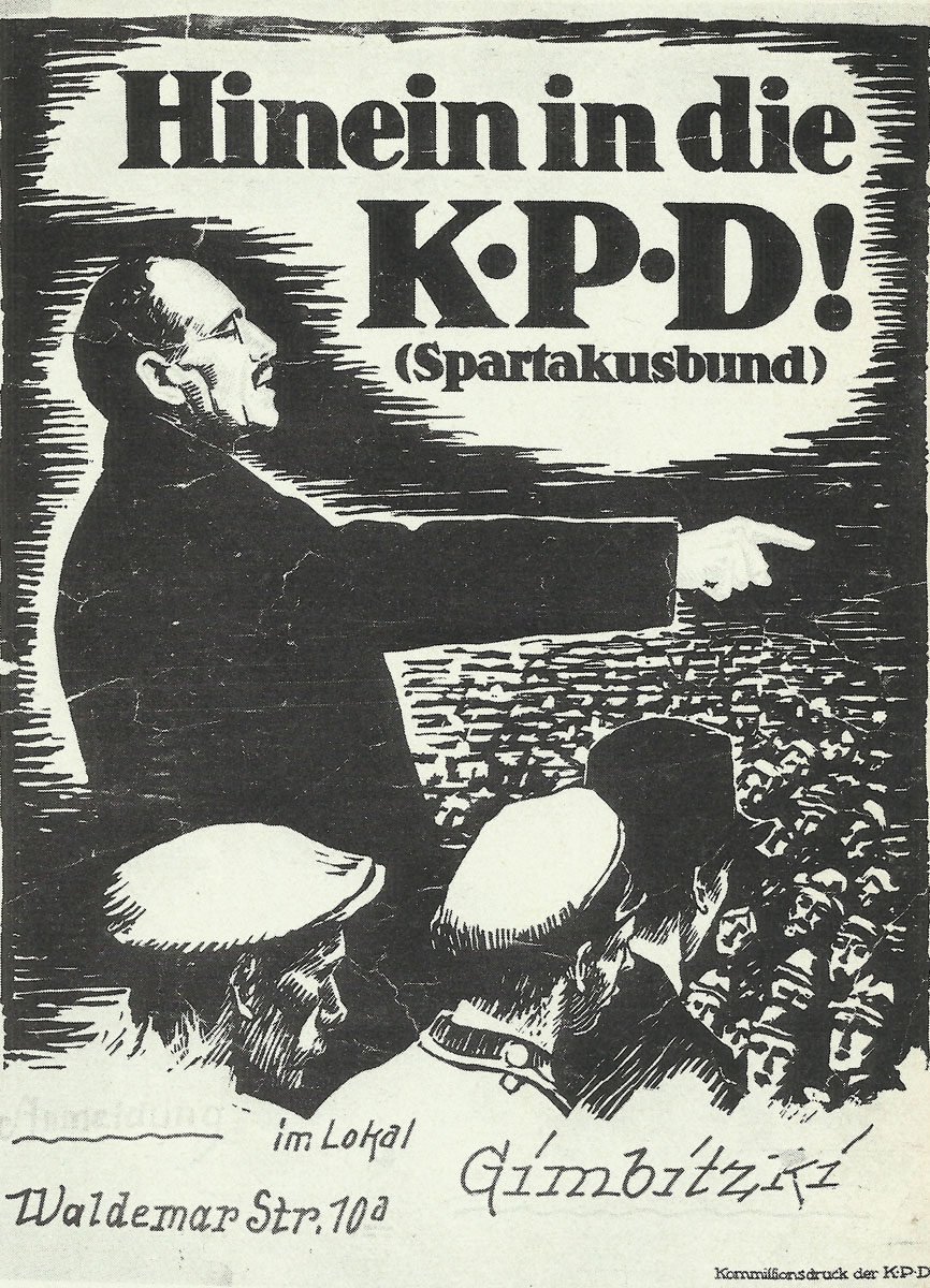 Diary December 30, 1918 12 Communist Party of Germany.