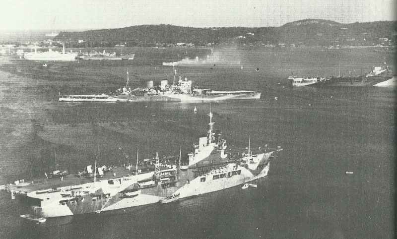 British fleet as it arrived at Trincomalee on Ceylon