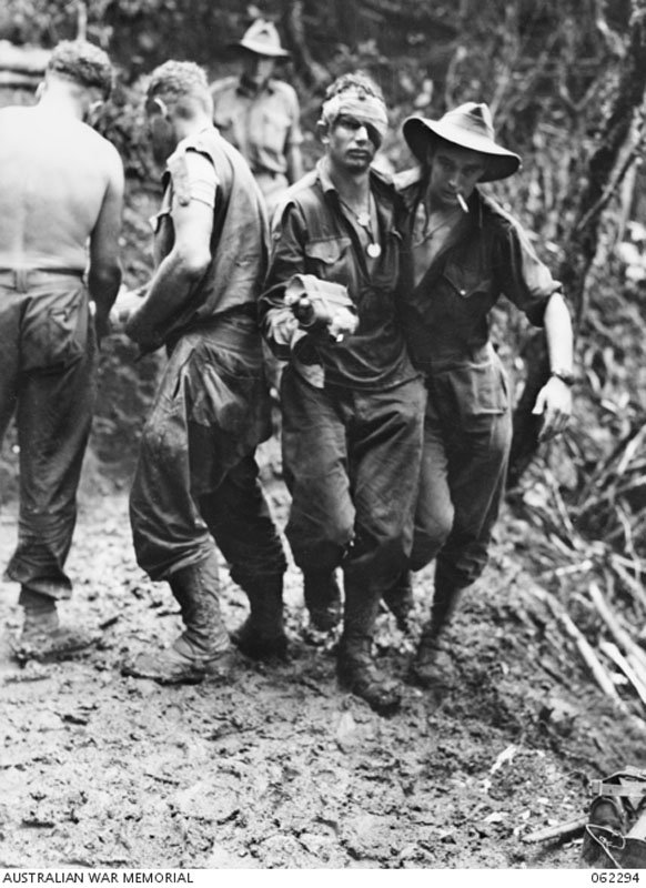 wounded Australian soldier Pimple Hill