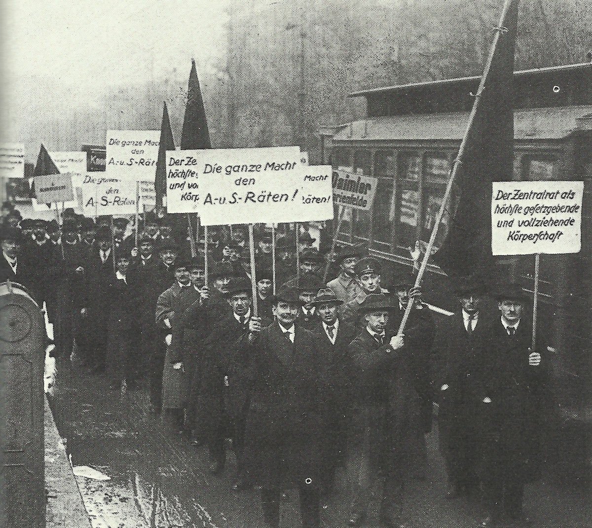 demonstration for radical Berlin workers' executive council