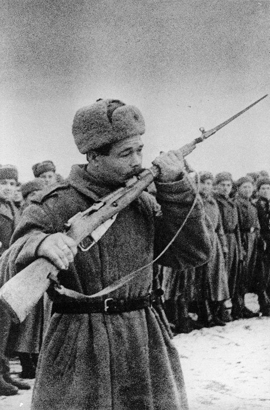swearing-in of a Red Army soldier