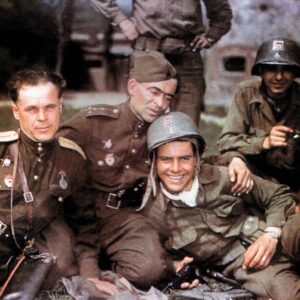 Soldiers of the 69th US Division and the Soviet 1st Ukrainian Front