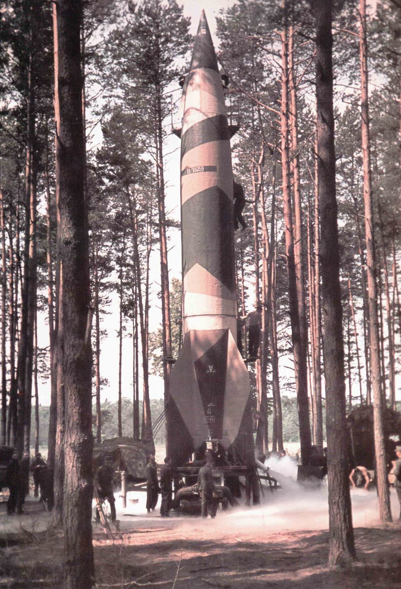 Second World War overview 1943-45 6 launch a V-2 missile
