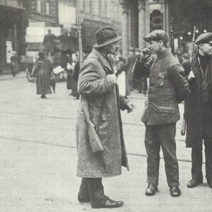 Armed workers at Dortmund