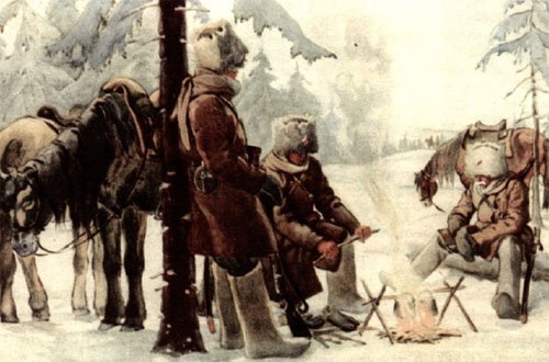 White (Czech) patrol in the Urals