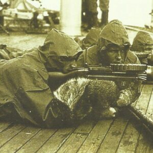 American soldiers aboard a cruiser to Arkhangelsk