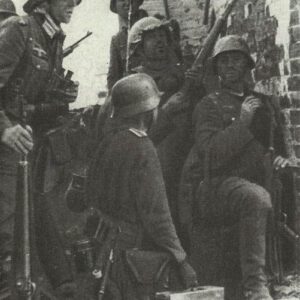 trapped German soldiers