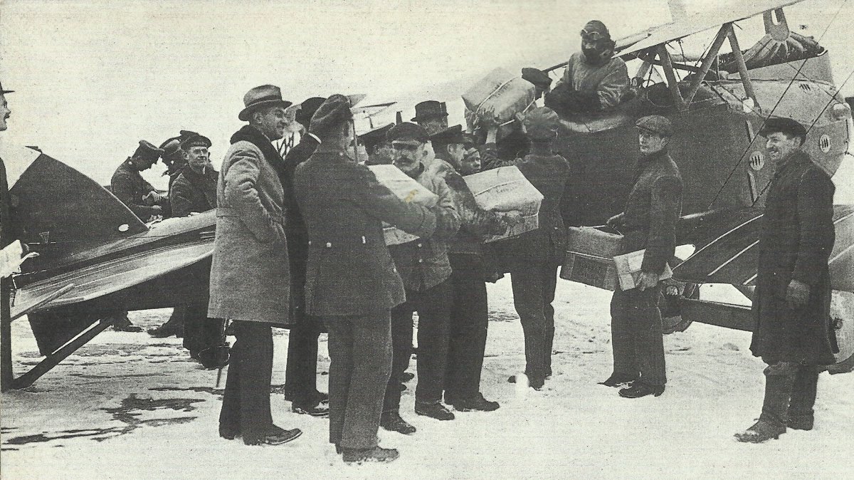 first German airmail connection