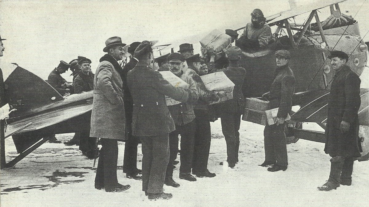 Diary February 17, 1919 32 first German airmail connection