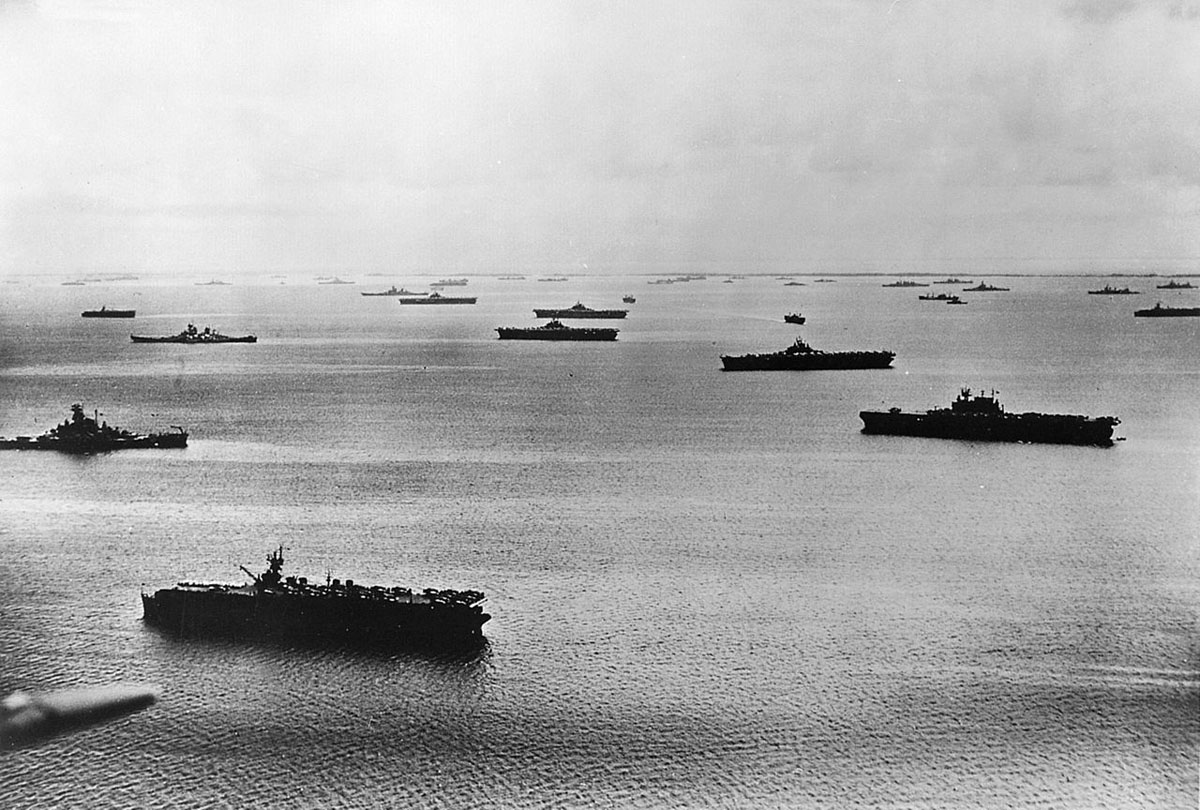 U.S. Fleet in Majuro Atoll