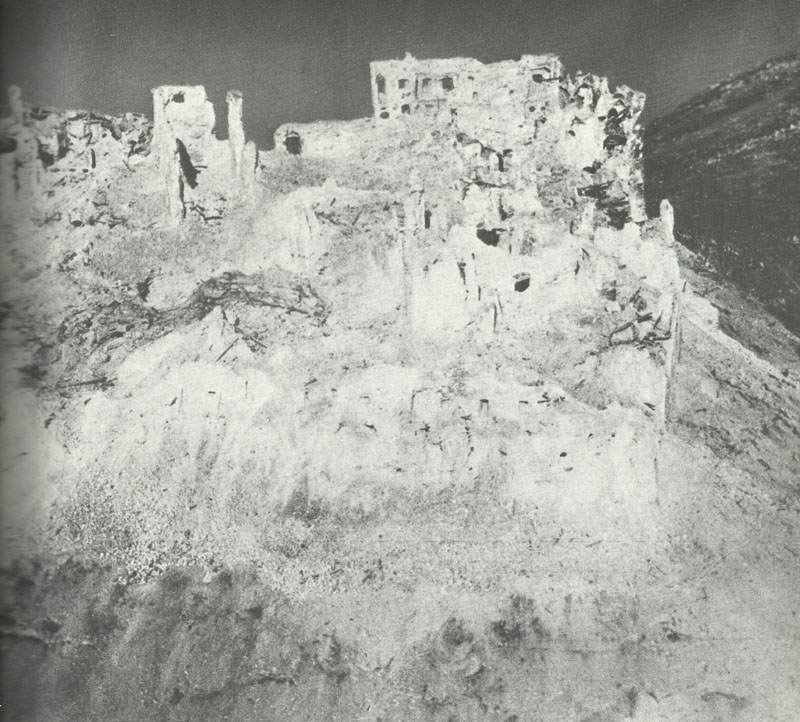 destroyed ancient Abbey of Monte Cassino