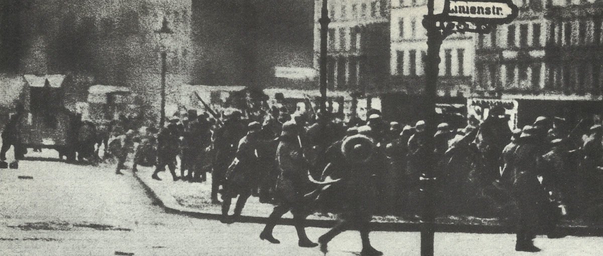 Diary March 7, 1919 24 Fights between government troops and workers in March 1919 in Berlin