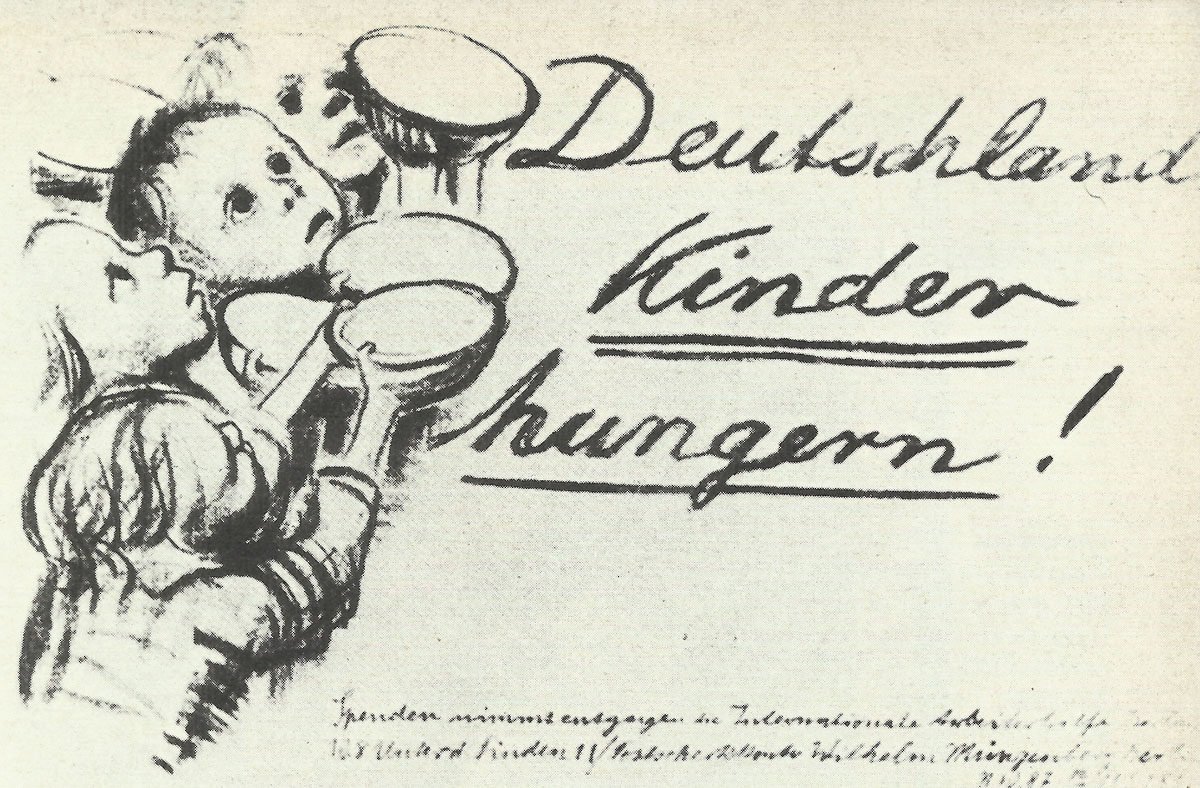 Diary March 13, 1919 8 Germany's children are starving!