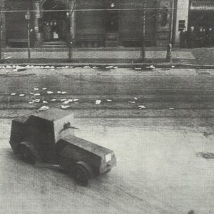 armoured car of the German government troops